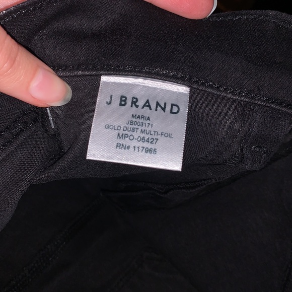 J Brand X Halpern | Gold Foil Jeans Size 25 - Picture 13 of 14